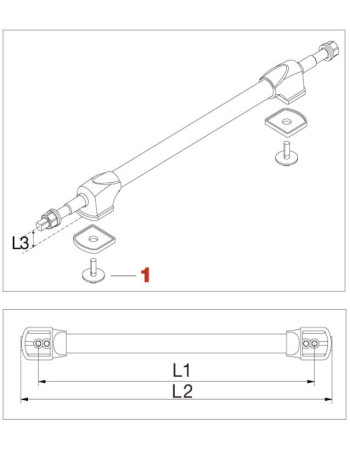 Tama 1B-MPL18BH Tuning Lug for Starclassic Bubinga Omni-Tune 18
