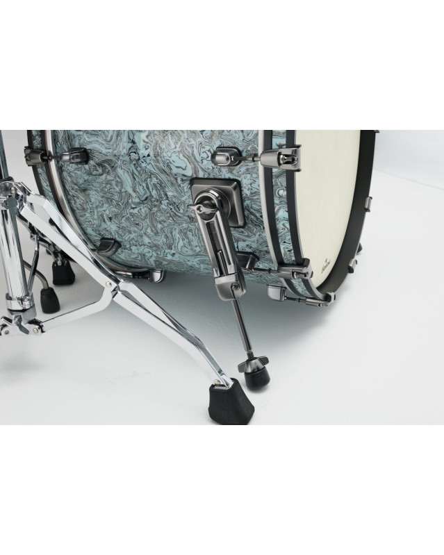 Tama 1B-MR32CZUSSL Starclassic Maple Duracover Wrap Shell Kit 3 pcs - Sky Blue Swirl/Smoked Black Nickel HW