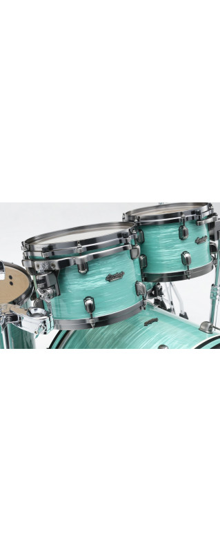 Tama 1B-MR42TZUSSG Starclassic Maple Shell Kit 4 teilig - Surf Green Silk/Smoked Black Nickel Hardware