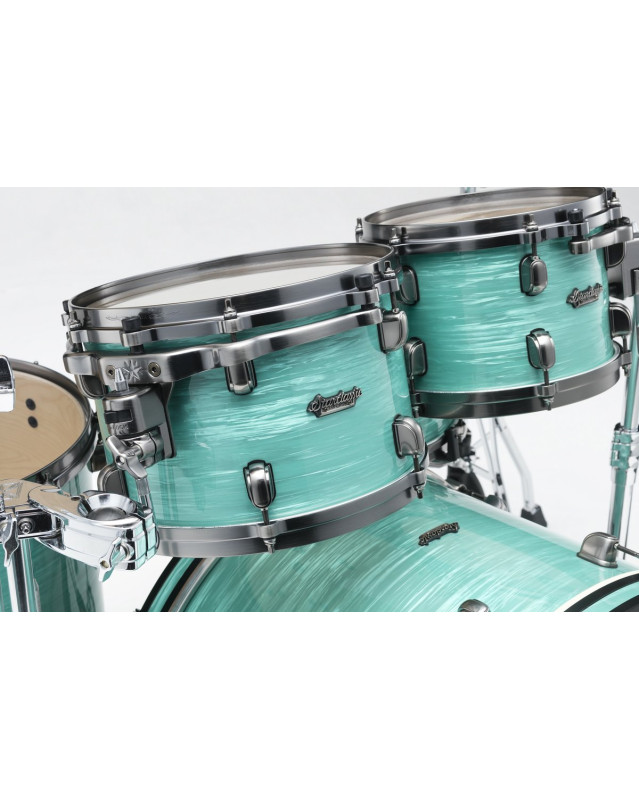 Tama 1B-MR42TZUSSG Starclassic Maple Shell Kit 4 teilig - Surf Green Silk/Smoked Black Nickel Hardware