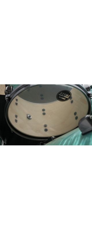 Tama 1B-MR42TZUSSG Starclassic Maple Shell Kit 4 teilig - Surf Green Silk/Smoked Black Nickel Hardware