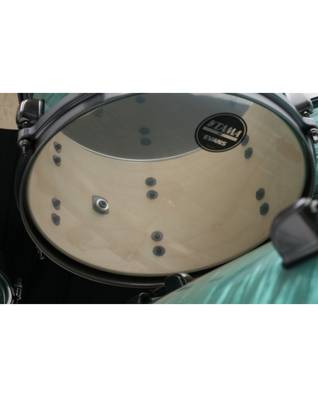 Tama 1B-MR42TZUSSG Starclassic Maple Shell Kit 4 teilig - Surf Green Silk/Smoked Black Nickel Hardware