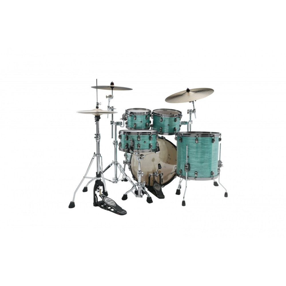Tama 1B-MR42TZUSSG Starclassic Maple Shell Kit 4 teilig - Surf Green Silk/Smoked Black Nickel Hardware