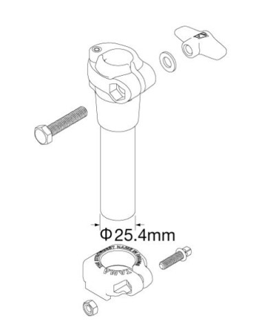 Tama 1B-MTH10001 Base Pipe for MTH1000(S/BN/U)