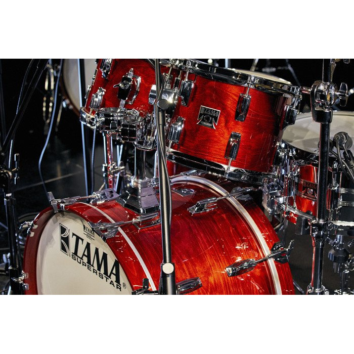 Tama 1B-SU42RS-CHW 50th Anniversary Superstar Shell Kit 4 pcs - Cherry Wine/Chrome HW