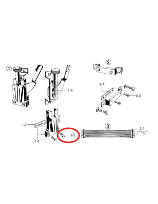 Tama 6340-3 Strap Hold Screw for 6340 Upright Snare Strainer & Butt