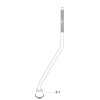 Tama 6573CJP Bass Drum Spur for Cocktail-JAM - angled