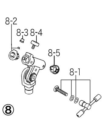Tama 736-BH Boom Holder Set for MS736RBK/MS737BK/MS736BK/MS736LBK