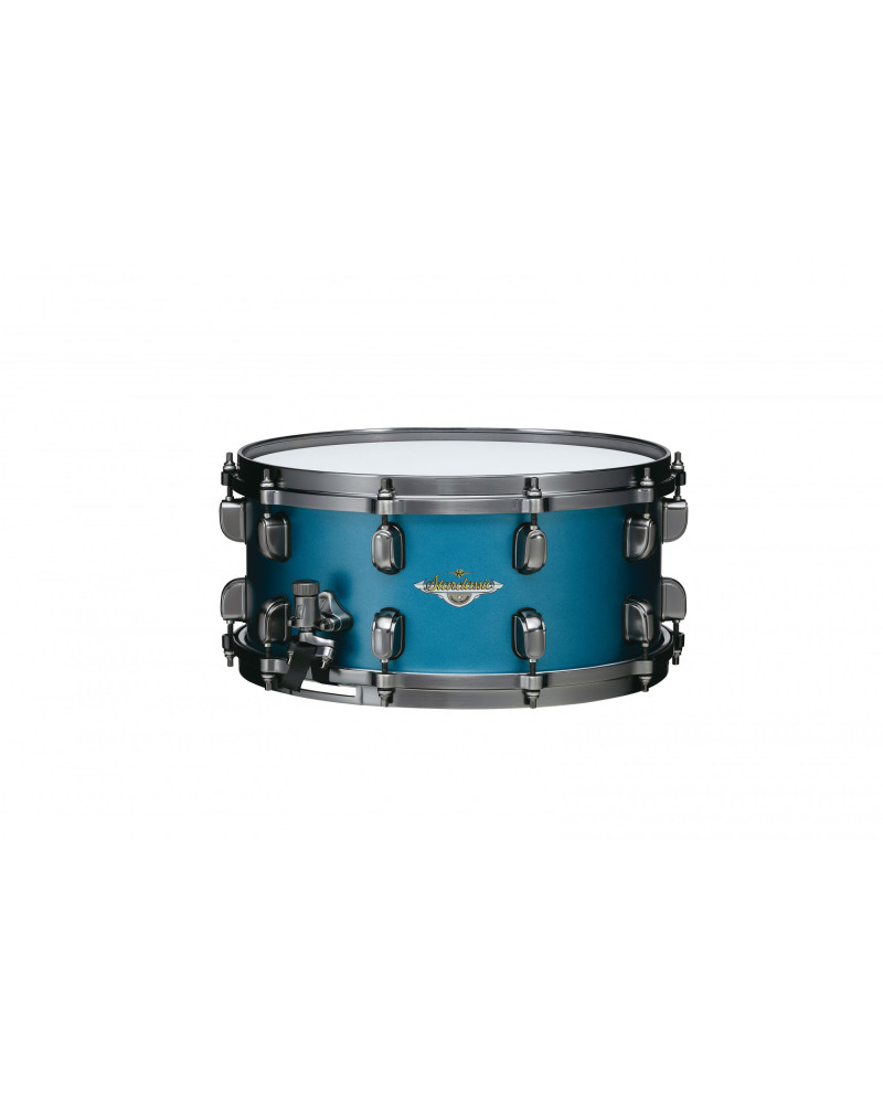 Tama MAS1455U-FLM Starclassic Maple Snare Drum - 14" x 5,5" Flat Steel Blue Metallic/Smoked Black Nickel HW