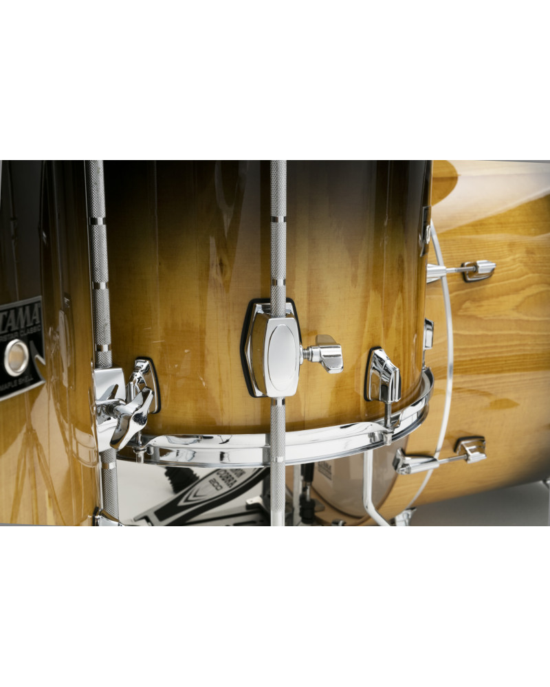 Tama CL72R-PGLP Superstar Classic Drum Set 7 pcs - Gloss Lacebark Pine Fade/Chrome HW + SM5W Hardware Kit