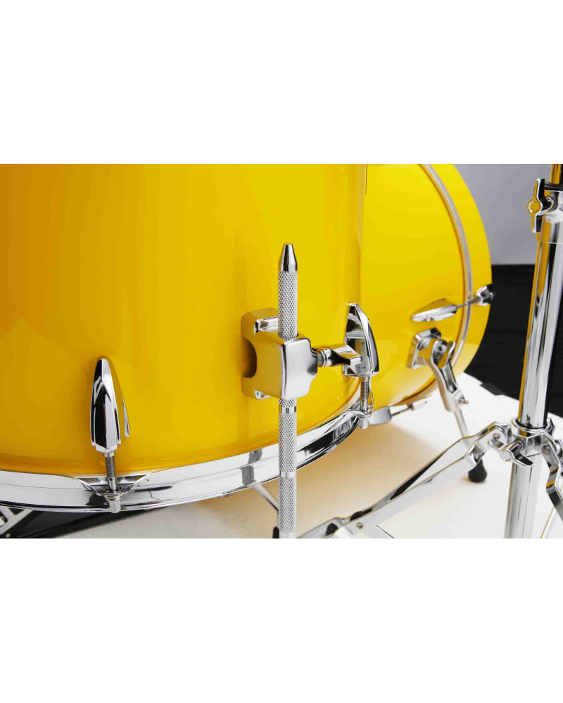 Tama IP58H6W-ELY Imperialstar Drum Set 5 pcs - Electric Yellow/Chrome HW + MEINL Cymbals HCS Cymbal Kit/Stage Master Double-Braced Hardware Kit