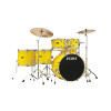 Tama IP62H6W-ELY Imperialstar Drum Set 5 pcs - Electric Yellow/Chrome HW + MEINL Cymbals HCS Cymbal Kit/Stage Master Double-Braced Hardware Kit