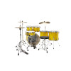 Tama IP62H6W-ELY Imperialstar Drum Set 5 pcs - Electric Yellow/Chrome HW + MEINL Cymbals HCS Cymbal Kit/Stage Master Double-Braced Hardware Kit