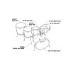 Tama IP62H6W-ELY Imperialstar Drum Set 5 pcs - Electric Yellow/Chrome HW + MEINL Cymbals HCS Cymbal Kit/Stage Master Double-Braced Hardware Kit