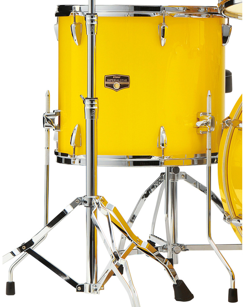 Tama IPF18D-ELY Imperialstar Floor Tom 18" x 16" - Electric Yellow/Chrome HW