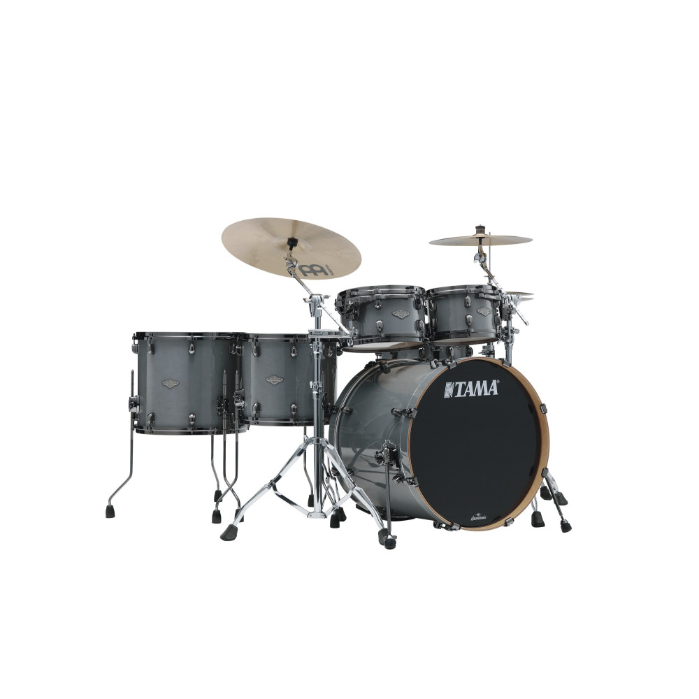 Tama MBS52HZBNSSGR Starclassic Performer Shell Kit 5 pcs - Smoky Gray/ Black Nickel HW