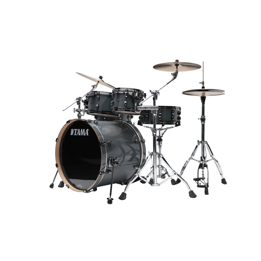Tama MBS52HZBNSSGR Starclassic Performer Shell Kit 5 pcs - Smoky Gray/ Black Nickel HW