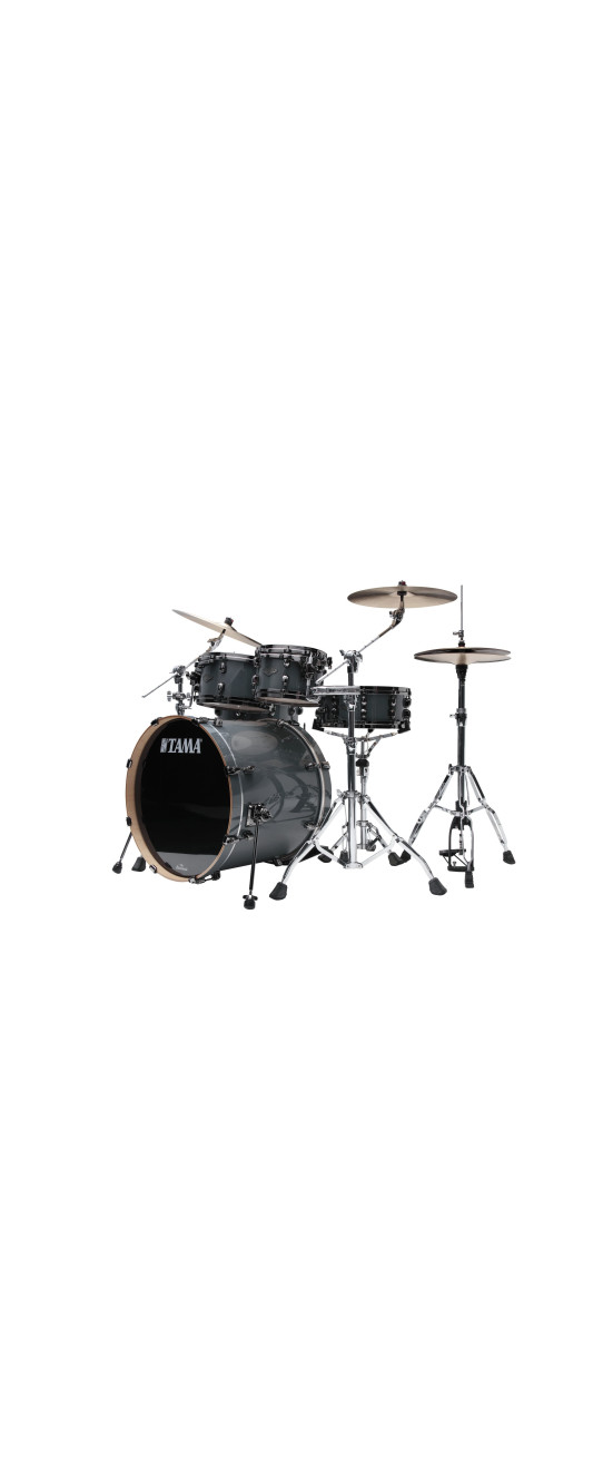 Tama MBS52HZBNSSGR Starclassic Performer Shell Kit 5 pcs - Smoky Gray/ Black Nickel HW