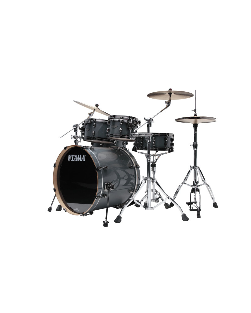 Tama MBS52HZBNSSGR Starclassic Performer Shell Kit 5 pcs - Smoky Gray/ Black Nickel HW