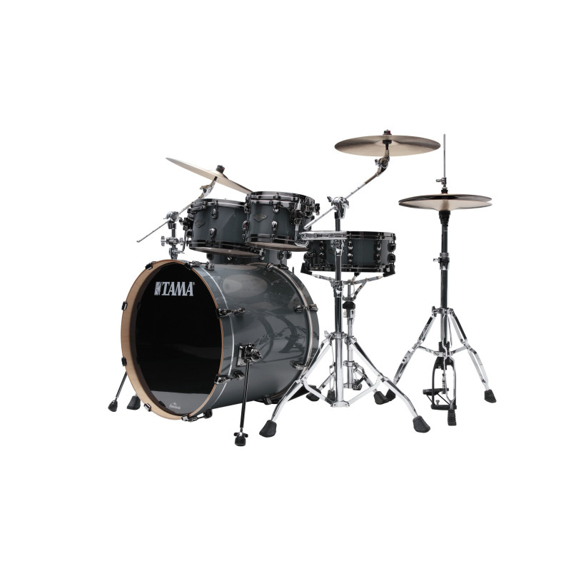 Tama MBS52HZBNSSGR Starclassic Performer Shell Kit 5 pcs - Smoky Gray/ Black Nickel HW