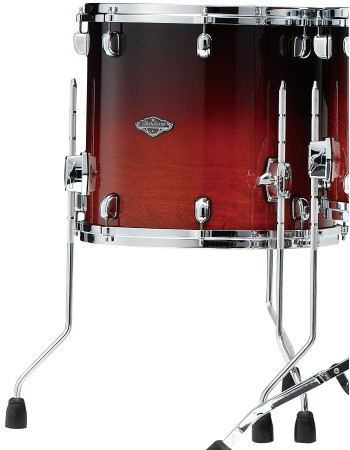 Tama MBSF14A-DCF Starclassic Performer Floor Tom 14" x 12" - Dark Cherry Fade/Chrome HW