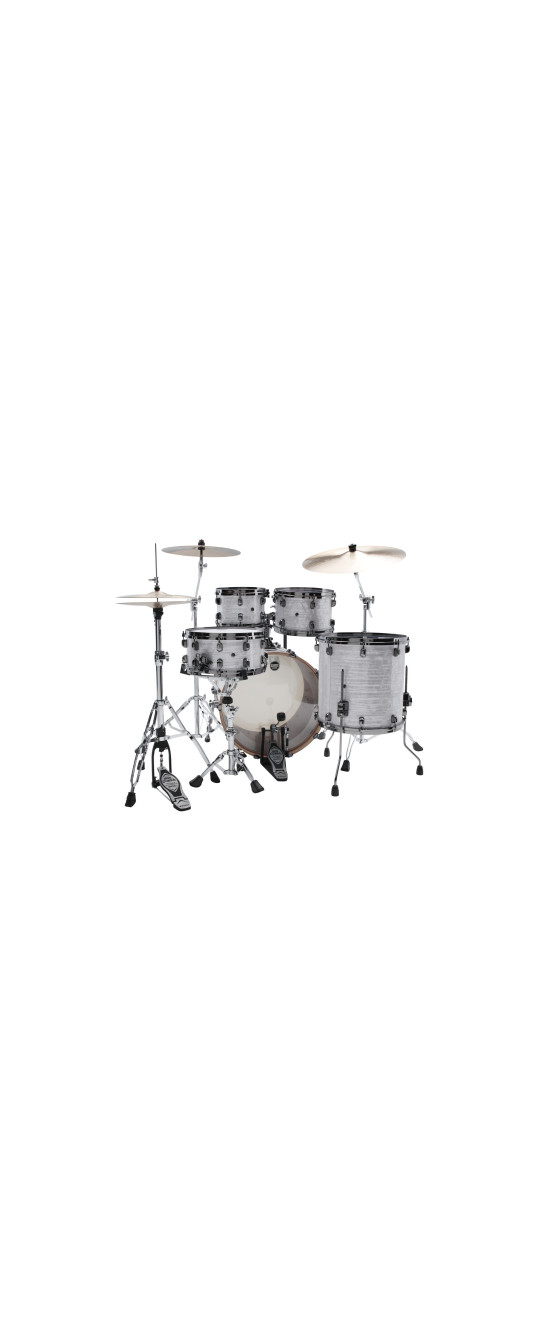 Tama WBR42TBNS-WPL Starclassic Walnut/Birch Duracover Wrap Shell Kit 4 pcs - White Pearl/Black Nickel HW