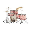 Tama WBR52LBNS-RWO Starclassic Walnut/Birch Duracover Wrap Shell Kit 5 pcs - Red & White Oyster/Black Nickel HW
