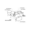 Tama WBR52LBNS-RWO Starclassic Walnut/Birch Duracover Wrap Shell Kit 5 pcs - Red & White Oyster/Black Nickel HW