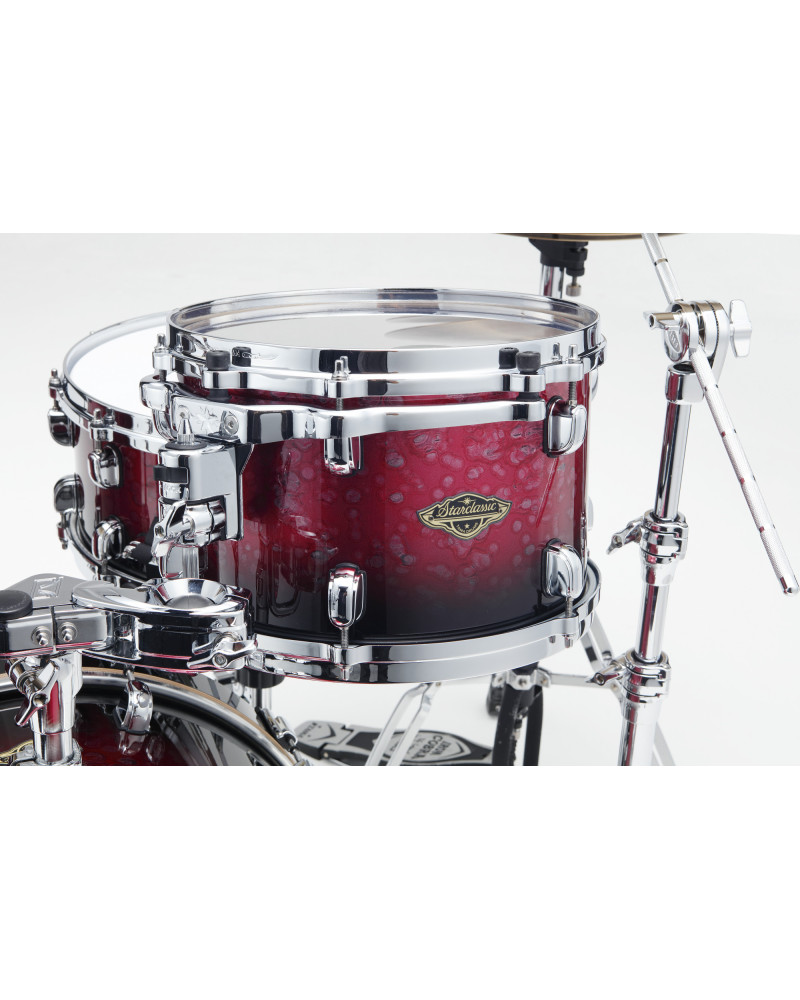 Tama WBS30RS-MDR Starclassic Walnut/Birch Lacquer Shell Kit 3 pcs - Molten Raspberry Fade/Chrome HW