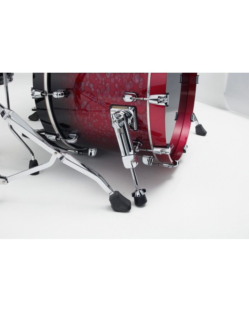 Tama WBS30RS-MDR Starclassic Walnut/Birch Lacquer Shell Kit 3 pcs - Molten Raspberry Fade/Chrome HW