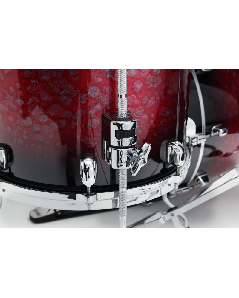 Tama WBS30RS-MDR Starclassic Walnut/Birch Lacquer Shell Kit 3 pcs - Molten Raspberry Fade/Chrome HW