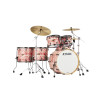 Tama WBR52LBNS-RWO Starclassic Walnut/Birch Duracover Wrap Shell Kit 5 pcs - Red & White Oyster/Black Nickel HW