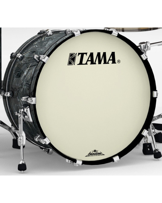 Tama MRB2016Z-CCL Starclassic Maple Bass Drum - 20" x 16" Charcoal Swirl / Chrome HW without Mount