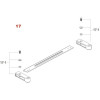 Tama BCP16CJ Bass Drum Clamp Plate (Hole interval 318mm) for Cocktail-JAM & Cocktail-JAM Mini