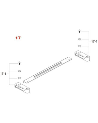 Tama BCP16CJ Bass Drum Clamp Plate (Hole interval 318mm) for Cocktail-JAM & Cocktail-JAM Mini