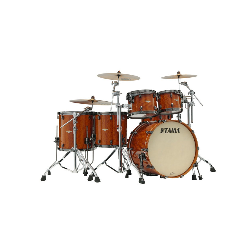Tama BE52ZBAS-GAC Starclassic Bubinga Shell Kit 5 pcs - Gloss African Cherry/Black Nickel HW