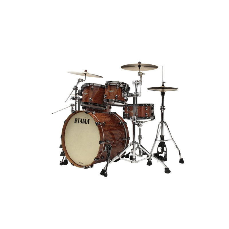 Tama BE52ZBAS-GAC Starclassic Bubinga Shell Kit 5 pcs - Gloss African Cherry/Black Nickel HW