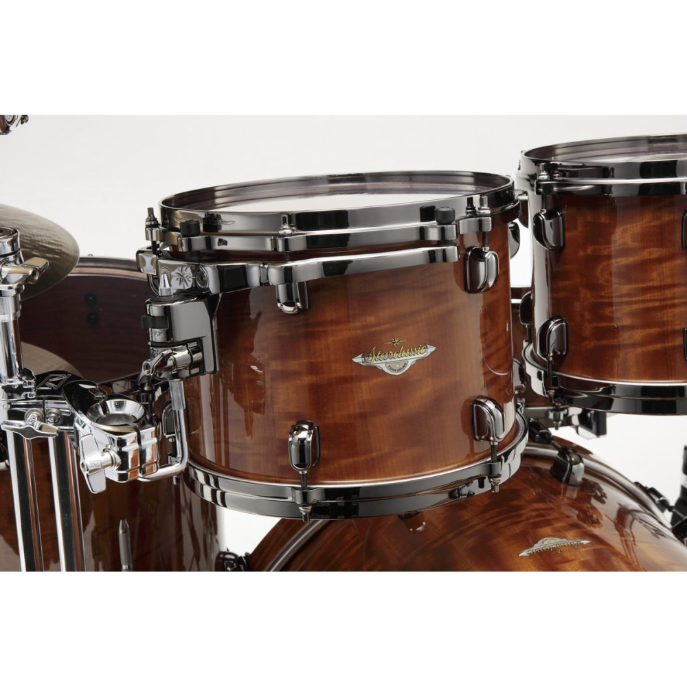 Tama BE52ZBAS-GAC Starclassic Bubinga Shell Kit 5 pcs - Gloss African Cherry/Black Nickel HW