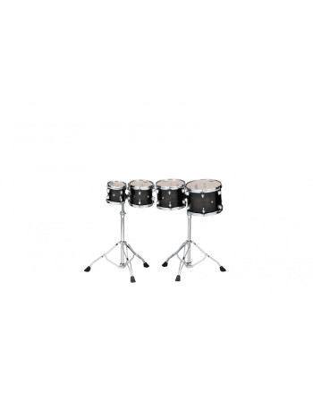 Tama CCLT4H-TPB High-Pitched Concert Tom Set 4 pcs. - Transparent Black Burst/Chrome HW