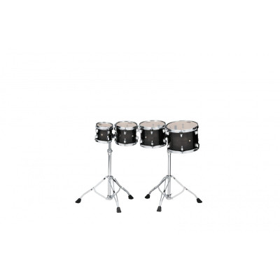 Tama CCLT4H-TPB High-Pitched Concert Tom Set 4 pcs. - Transparent Black Burst/Chrome HW