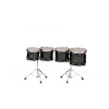 Tama CCLT4L-TPB Low-Pitched Concert Tom Set 4 pcs. - Transparent Black Burst/Chrome HW