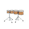 Tama CCLT4L-VAM Low-Pitched Concert Tom Set 4 pcs. - Vintage Antique Maple/Chrome HW