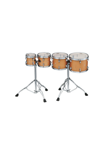 Tama CCLT4L-VAM Low-Pitched Concert Tom Set 4 pcs. - Vintage Antique Maple/Chrome HW