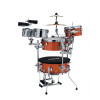 Tama CJB46C-BOS Cocktail-Jam Drum Set 4 pcs - Bright Orange Sparkle/Chrome HW + Bag