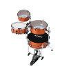 Tama CJB46C-BOS Cocktail-Jam Drum Set 4 pcs - Bright Orange Sparkle/Chrome HW + Bag