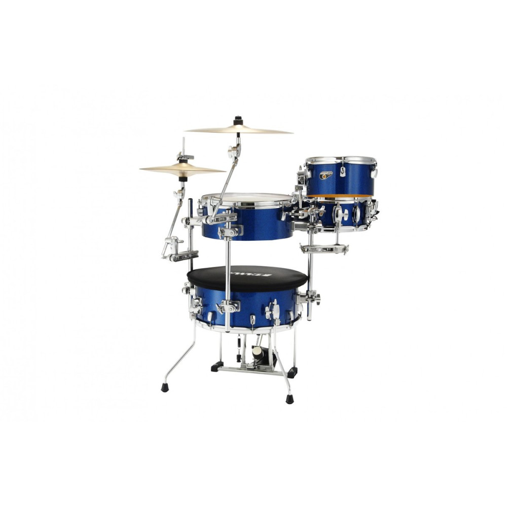 Tama CJB46C-ISP Cocktail-Jam Drum Set 4 pcs - Indigo Sparkle/Chrome HW + Bag