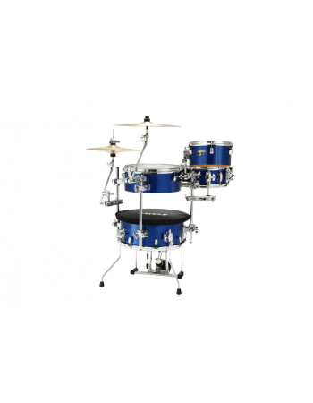 Tama CJB46C-ISP Cocktail-Jam Drum Set 4 pcs - Indigo Sparkle/Chrome HW + Bag