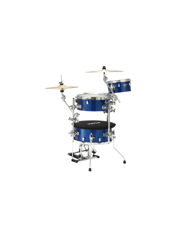 Tama CJB46C-ISP Cocktail-Jam Drum Set 4 pcs - Indigo Sparkle/Chrome HW + Bag