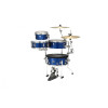 Tama CJB46C-ISP Cocktail-Jam Drum Set 4 pcs - Indigo Sparkle/Chrome HW + Bag