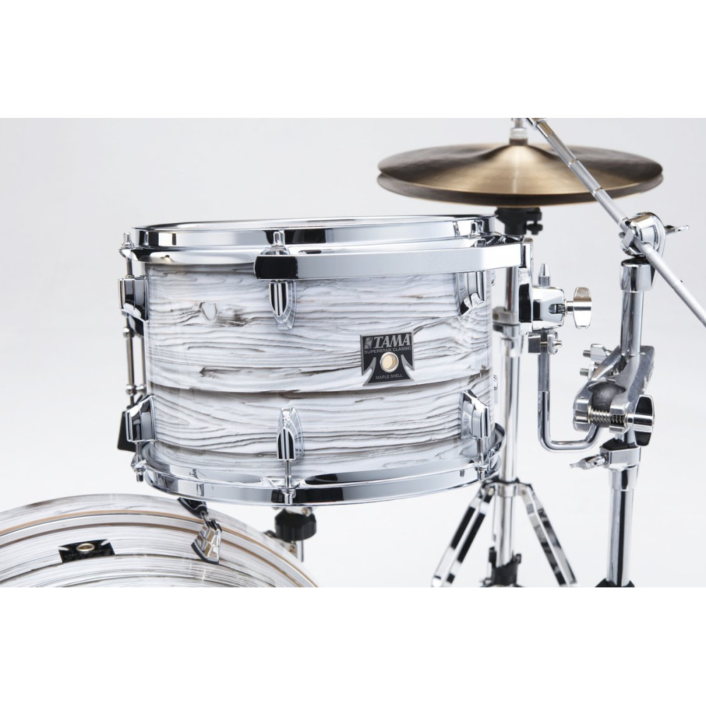 Tama CK32RZ-ICA Superstar Classic Drum Set 3 pcs - Ice Ash Wrap/Chrome HW + SM5W Hardware Kit